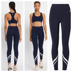 Tory Burch "Best Seller" Weightless Chevron Leggings XS